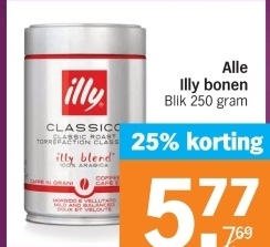 Aanbieding: Illy bonen