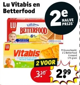 Promotie: Lu Vitabis en Betterfood