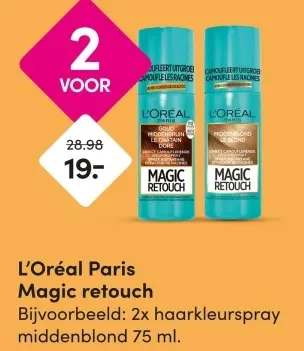 Aanbieding: L'Oréal Paris Magic retouch