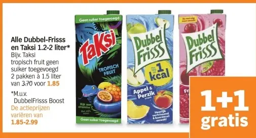 Aanbieding: Dubbel-Frisss en Taksi