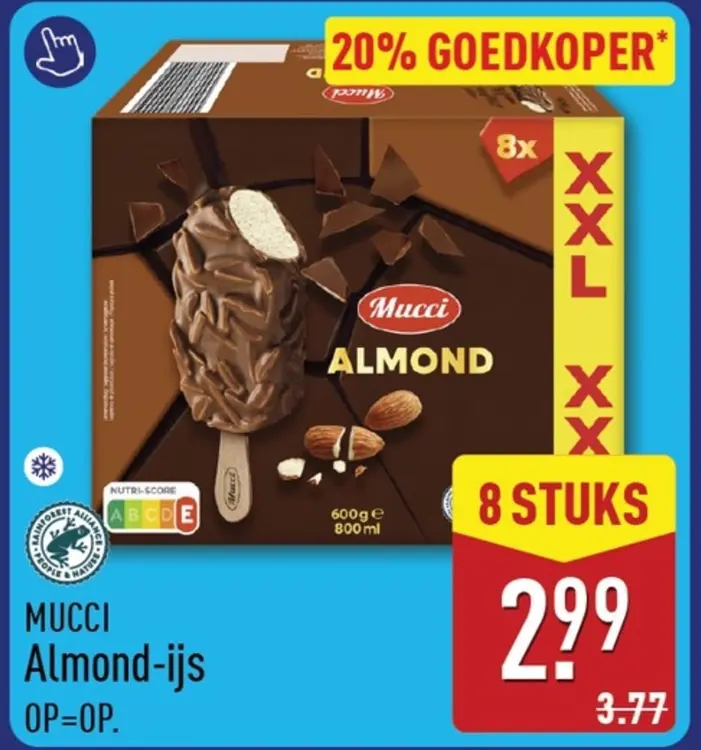 Aanbieding: Almond-ijs