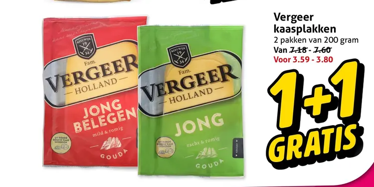 Aanbieding: Vergeer kaasplakken