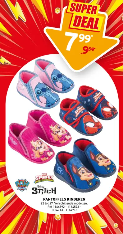 Promotie: Pantoffels kinderen