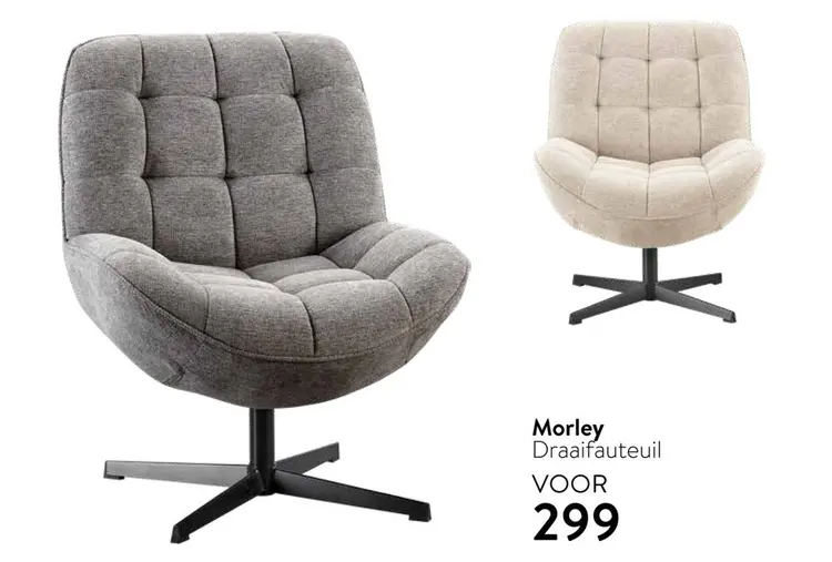 Aanbieding: Morley Draaifauteuil