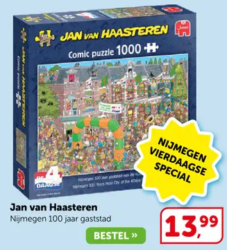 Aanbieding: Jan van Haasteren Nijmegen 100 jaar gaststad