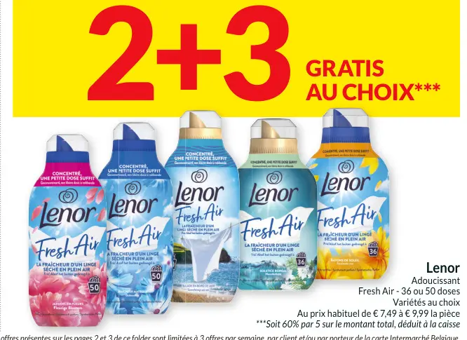 Offre: Adoucissant Fresh Air