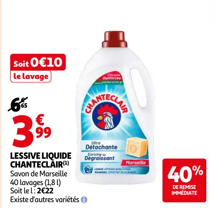 Offre: Lessive liquide