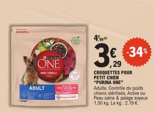 Offre: Croquettes pour petit chien