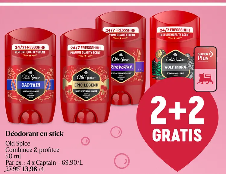 Offre: Déodorant en stick