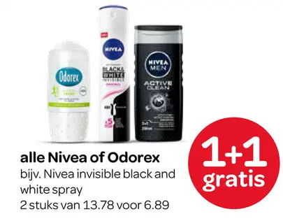 Aanbieding: Nivea or Odorex