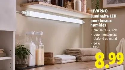 Offre: Luminaire LED pour locaux humides
