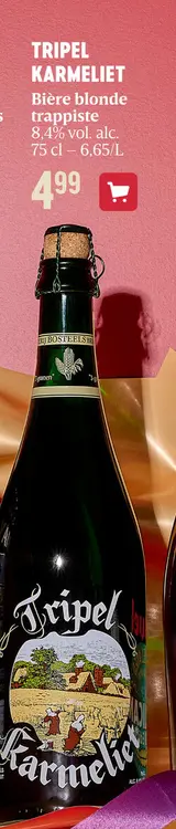 Offre: Bière blonde | Tripel | 8,4% alc. | Bouteille