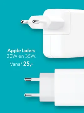 Aanbieding: Apple laders