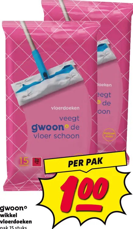Aanbieding: Wikkel vloerdoeken