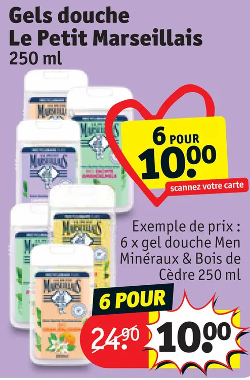 Offre: Gels douche