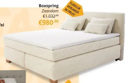 Promotie: Boxspring Zaandam