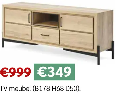 Promotie: TV meubel