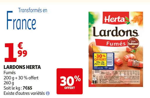 Offre: Lardons