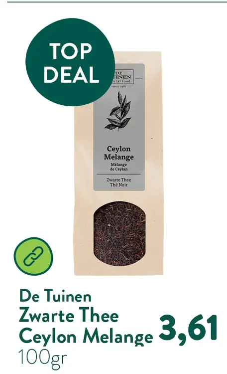 Aanbieding: Zwarte Thee Ceylon Melange