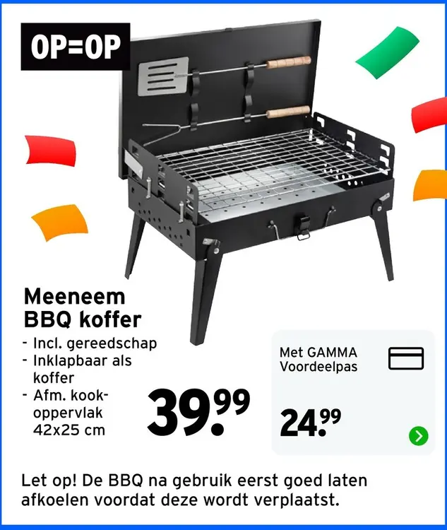 Aanbieding: Meeneem BBQ koffer
