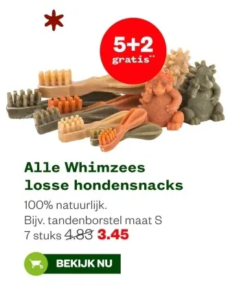 Aanbieding: Alle Whimzees losse hondensnacks