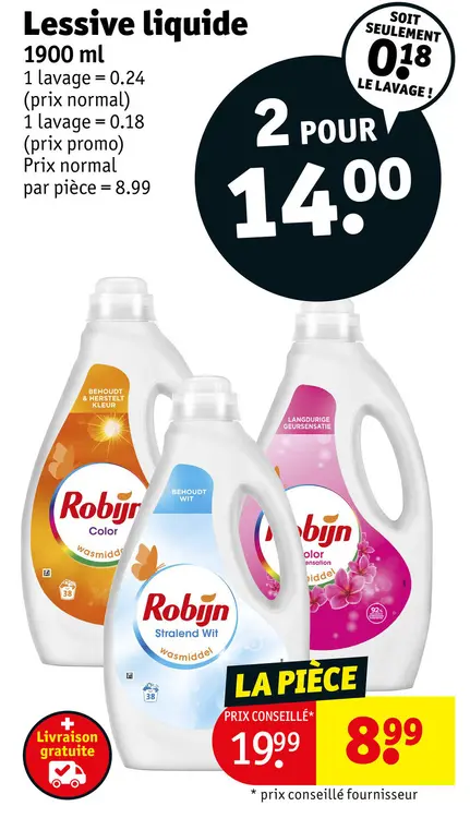 Offre: Lessive liquide