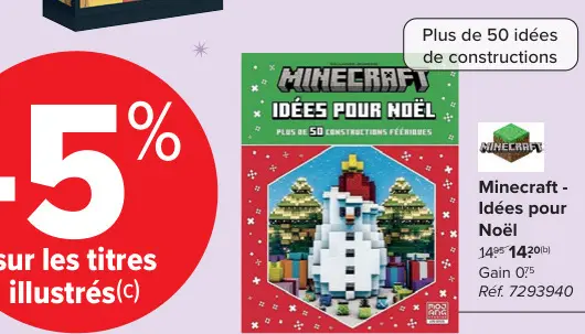 Offre: Minecraft - Idées pour Noël