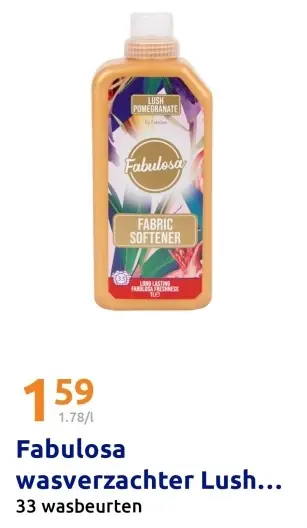 Aanbieding: Fabulosa wasverzachter Lush...