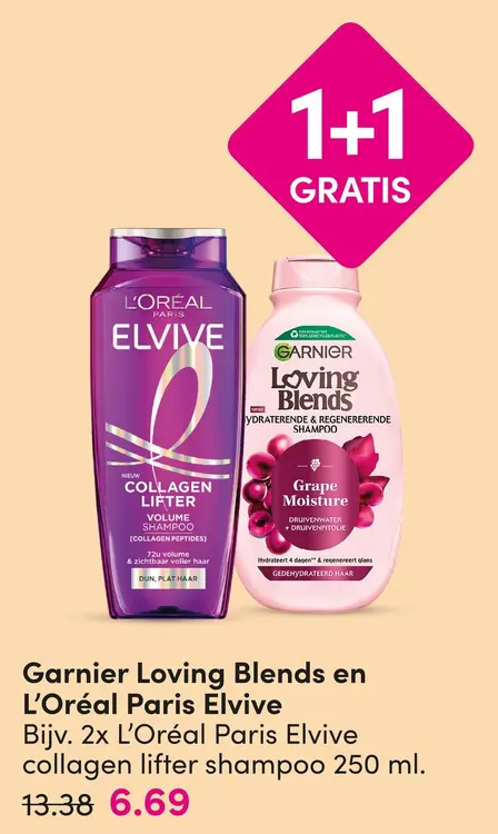 Aanbieding: Garnier Loving Blends en L'Oréal Paris Elvive