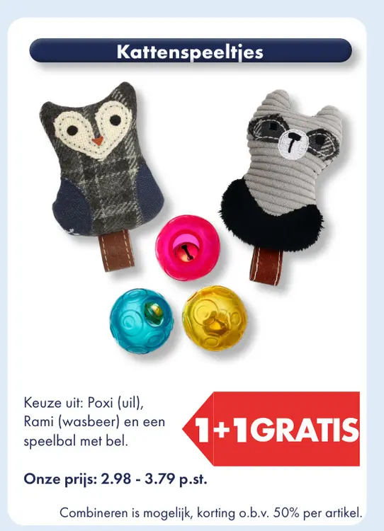 Aanbieding: Kattenspeeltjes
