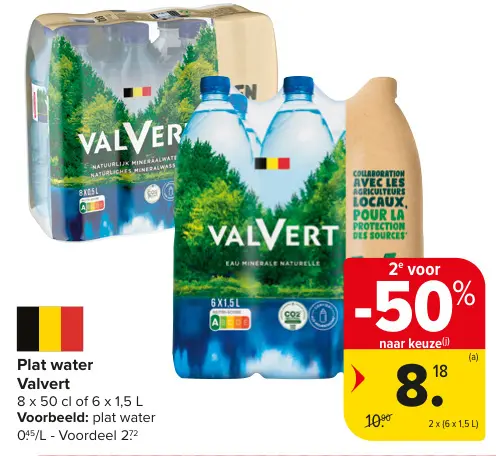 Promotie: Plat water