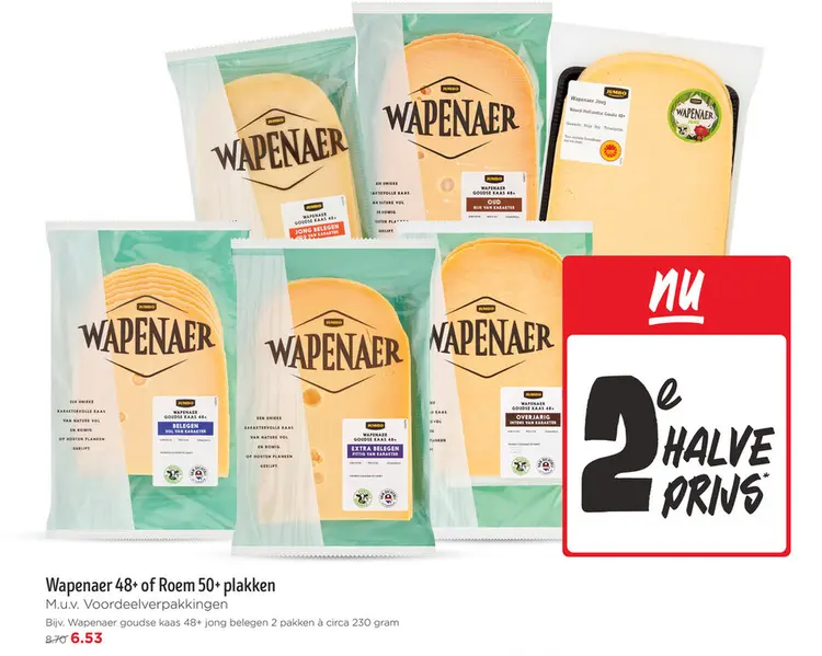 Aanbieding: Wapenaer 48+ of Roem 50+ plakken