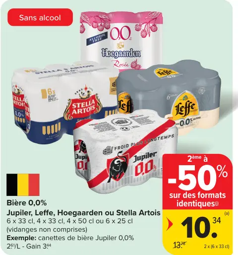 Offre: Bière 0,0%