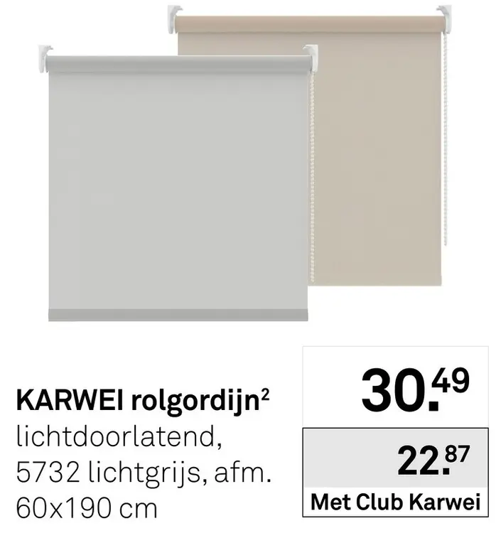 Aanbieding: Rolgordijn