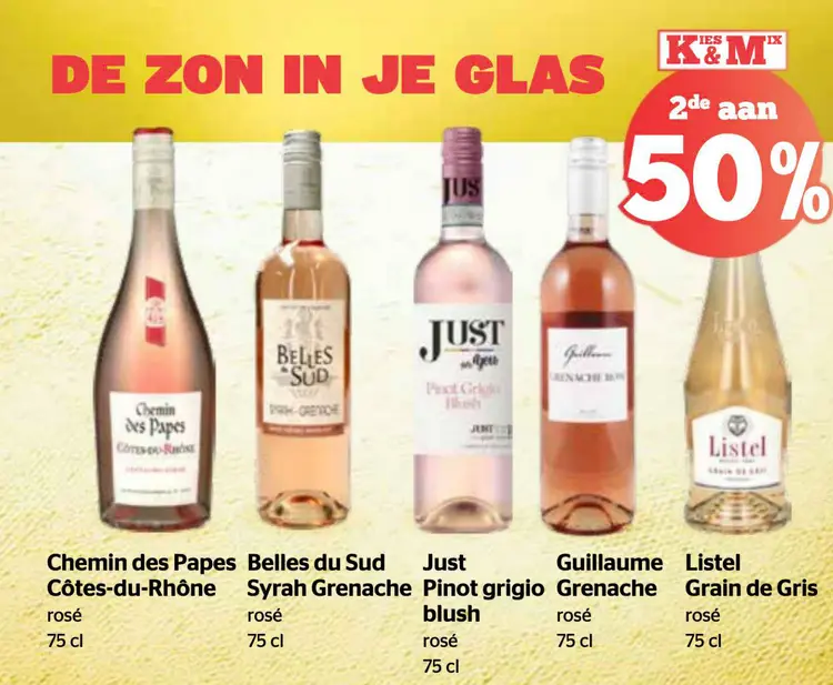 Promotie: Diverse wijnen (rosé)
