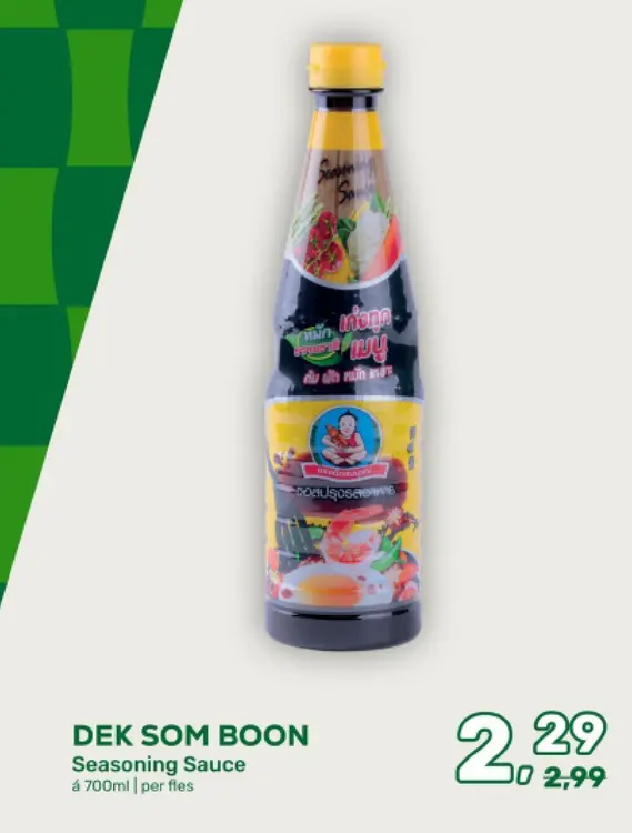 Aanbieding: Dek som boon