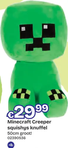 Aanbieding: Creeper squishys knuffel 50cm groot!