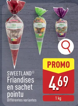 Offre: Friadises en sachet pointu