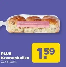 Aanbieding: Krentenbollen