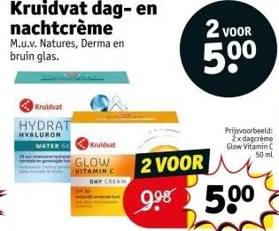 Promotie: Kruidvat dag- en nachtcrème
