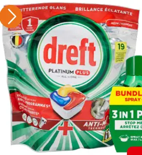 Promotie: Dreft Platinum Plus All in One