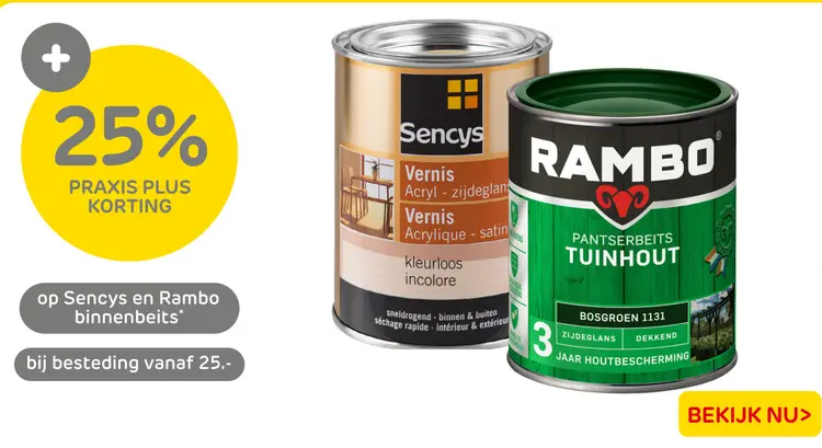 Aanbieding: Sencys Vernis Acryl - zijdeglans / Rambo Pant