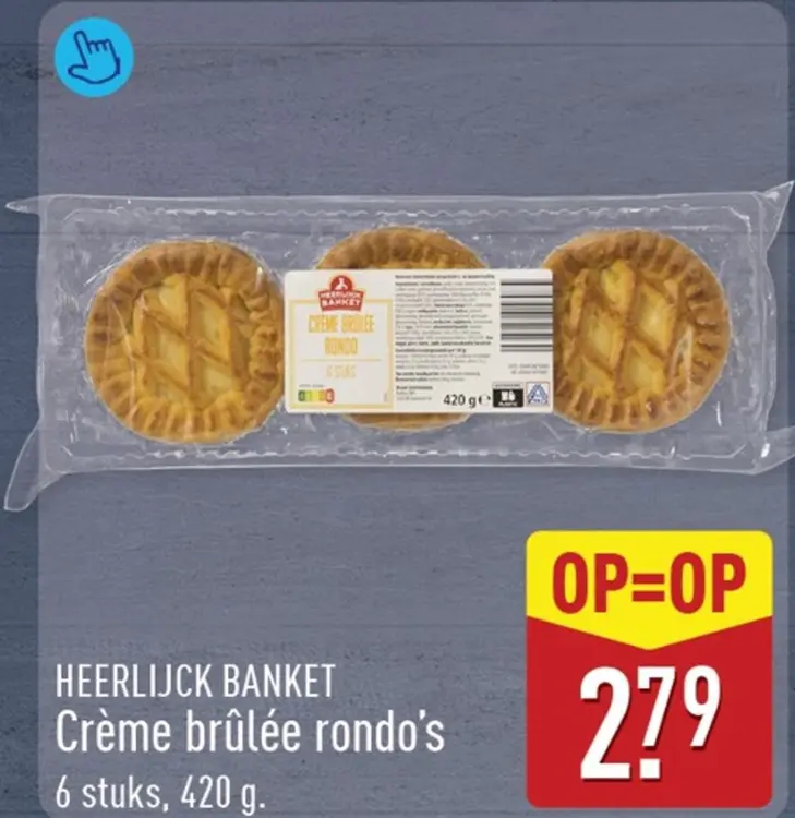Aanbieding: Crème brûlée rondo's