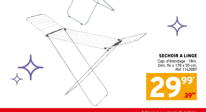 Offre: Sechoir a linge