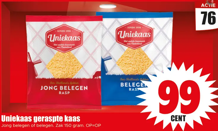 Aanbieding: Geraspte kaas