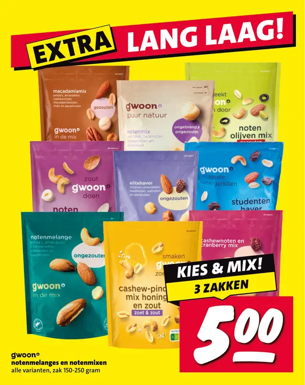Aanbieding: Notenmelanges en notenmixen