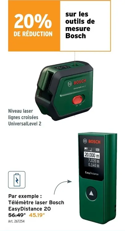 Offre: Niveau laser lignes croisées UniversalLevel 