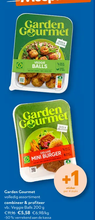 Promotie: Garden Gourmet