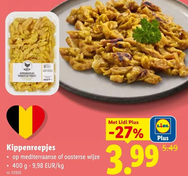 Promotie: Kippenreepjes