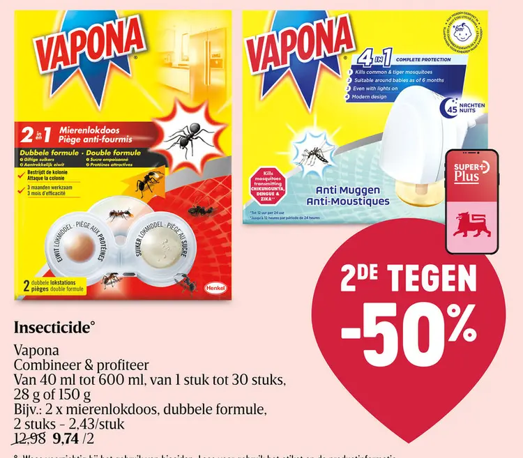 Promotie: Vapona Mierenlokdoos